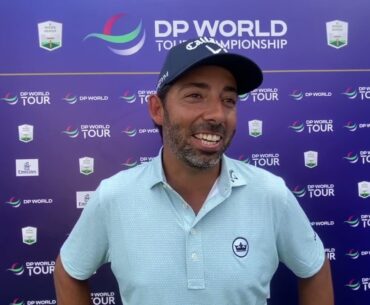 Pablo Larrazábal Entrevista Sábado Día 3 DP World Tour Championship 2023 © DP World Tour