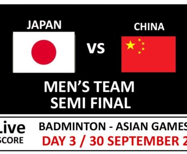 Live Score Badminton Asian Games 2023