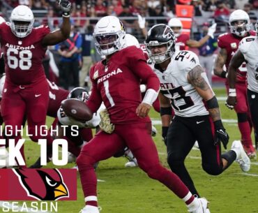 Atlanta Falcons vs. Arizona Cardinals | 2023 Week 10 Game Highlights