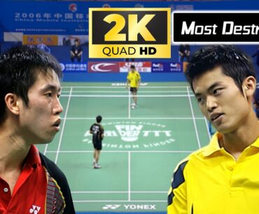 [2K50FPS] Most Destructive Badminton Match Ever ？| Lin Dan vs Chen Yu | Full HD