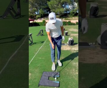 Pure Your Irons EASILY With This Golf Tee Drill! #shorts #golf
