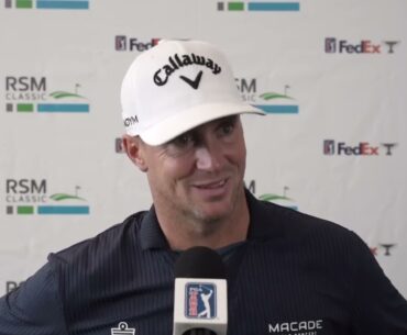 Alex Noren Saturday Flash Interview 2023 The RSM Classic