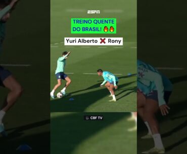 TREINO DO BRASIL PEGOU FOGO! 🔥🔥 #shorts