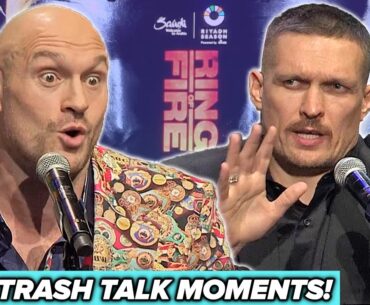 The BEST TRASH TALK from the Tyson Fury vs Oleksandr Usyk press conference!