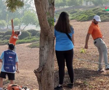 Pro Golfer Loses THREE Golf Clubs In A Tree