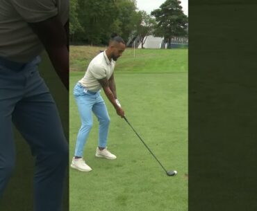 These shots from Tyrrell Hatton and Theo Walcott! 😱 #golf #proam #pga