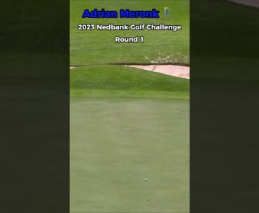 Adrian Meronk 🎯 2023 Nedbank Golf Challenge | Round 1 | Hole 7 #golf #golfhighlights