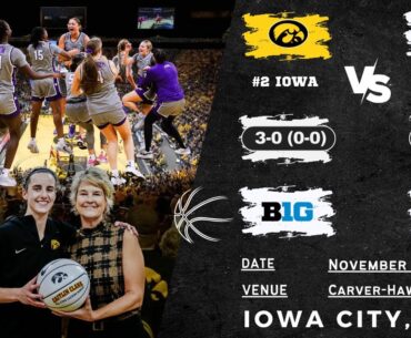 No. 2 Iowa vs Kansas State | NCAA Women's Basketball | 11.16.23