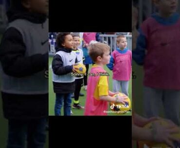 I love how Sonny matched the kids energy