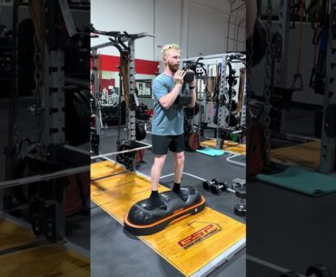 Unstable SQUATS for Athletes!!! Terra Core Squat PGA Golfer Anders Albertson