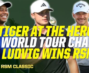 Tiger Woods Will Play Hero World Challenge + Ludvig Aberg wins the RSM Classic | First Cut Podcast