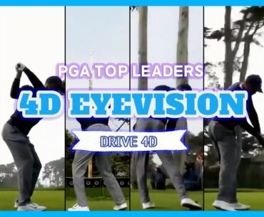 4D PGA TOP 랭커 드라이버 PGATopLeaders' Various 4D Swing Motion  골프존스크린골프상위1%되기 #golf #screengolf #golfzon