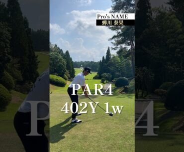 プロゴルファーの1ホール#ゴルフ #プロゴルファー #shorts