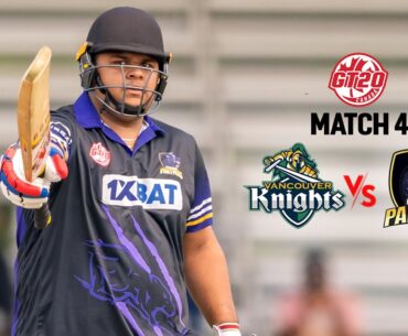 GT20 Canada Season 3 | Match - 4 Highlights | Vancouver Knights vs Mississauga Panthers