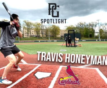 PG Spotlight: @Cardinals Draft Pick TRAVIS HONEYMAN hitting with @baseballbatbros