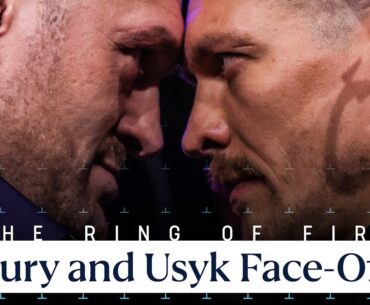 FURY AND USYK BROKEN APART! The heated 'Ring of Fire' face-off between Tyson Fury & Oleksandr Usyk 🔥
