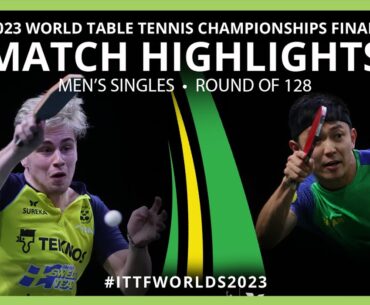 Eric Jouti vs Truls Moregard | MS R128 | 2023 ITTF World Table Tennis Championships Finals