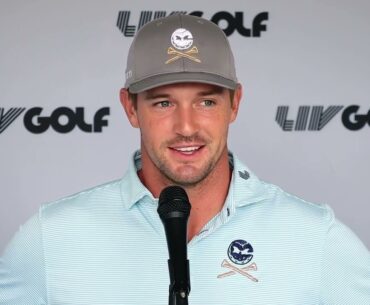 Bryson DeChambeau Crushers Wednesday Interview 2023 LIV Golf Washington DC © LIV Golf