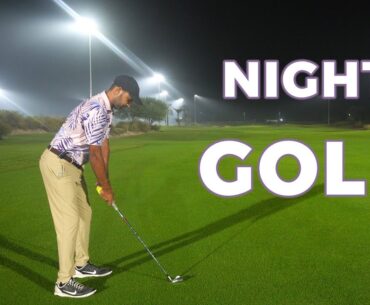 9 Holes of Relaxing Golf At Night