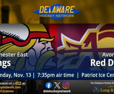 Avon Grove vs. West Chester East • Delaware Hockey Network