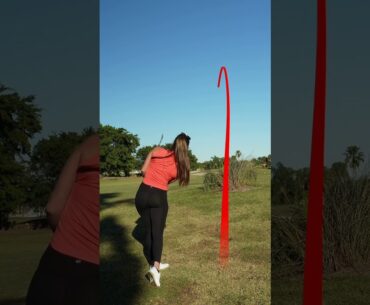 Do you like when your playing partner talks to your ball? #golfgirl #golfgame #golfswing