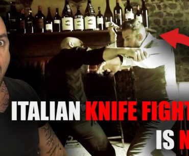 The most unique knife fighting system i've seen - Italian Lajolo Knife Fighting