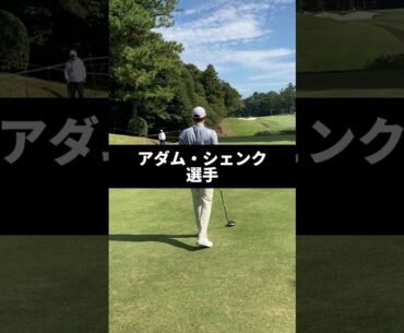 アダム・シェンク選手のドライバーショットのスイング