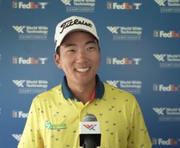 Michael Kim Thursday Flash Interview 2023 World Wide Technology Championship