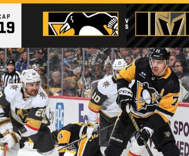 GAME RECAP: Penguins vs. Golden Knights (11.19.23) | A Knight of Firsts