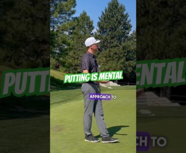 Putting is 90% MENTAL #golf