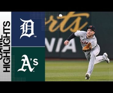 Tigers vs. A's Game Highlights (9/21/23) | MLB Highlights