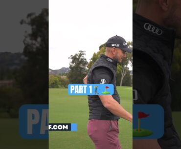 Hole No.1 Playing Against Padraig Harrington!🏌️‍♂️⛳️  PART 1 #shorts #golf