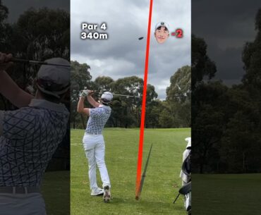 Playing until I make a bogey! 😨 #golfswing #golfvlog