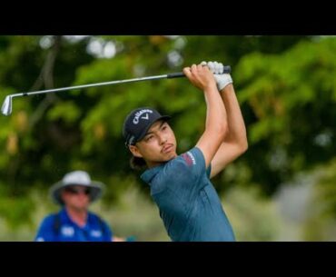 Australian PGA: Min Woo Lee on top as former world No 1 Adam Scott falls back during third round