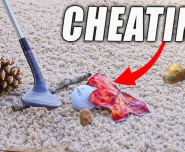 The WORST Ways Golfers CHEAT from the Bunker!