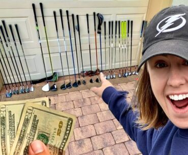 WE BOUGHT AN ENTIRE GOLF COLLECTION AT A GARAGE SALE! (Crazy Deal!!)