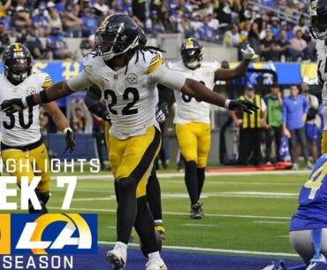 Pittsburgh Steelers vs. Los Angeles Rams | 2023 Week 7 Game Highlights