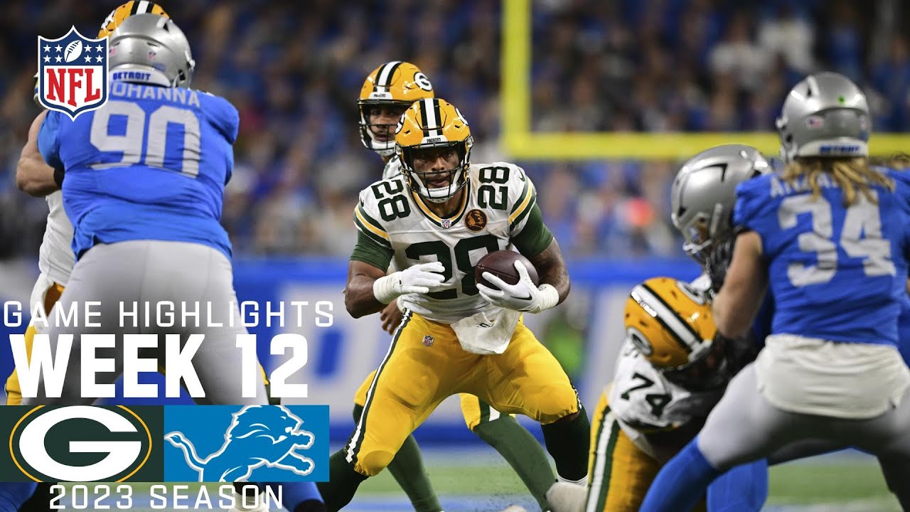 Green Bay Packers vs. Detroit Lions | 2023 Week 12 Game Highlights Green Bay Packers vs. Detroit Lions | 2023 Week 12 Game Highlights