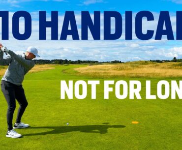 10 Handicapper Learns Scratch Golf in ONE Round with me