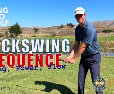 How to Sequence your Backswing | Golf Instruction | King Pro Golf Coaching