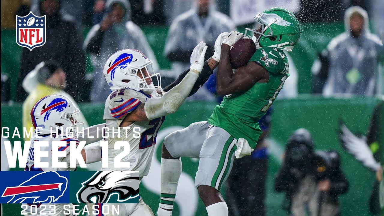 Buffalo Bills vs. Philadelphia Eagles 2023 Week 12 Game Highlights