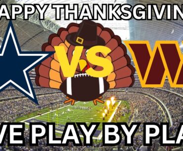 Cowboys vs Commanders Live Play by Play