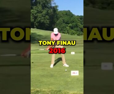 Pay attention to Tony Finau’s shoulders in transition!🤔 #shorts