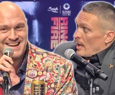 HIGHLIGHTS • Tyson Fury vs Oleksandr Usyk press conference & face off video!