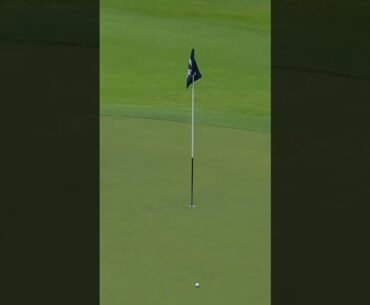 Nathan Kimsey nearly holing his approach during the 2022 #dunhillchamps