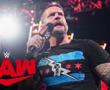 FULL SEGMENT – CM Punk returns to Raw for the first time in nearly 10 years: Raw, Nov. 27, 2023