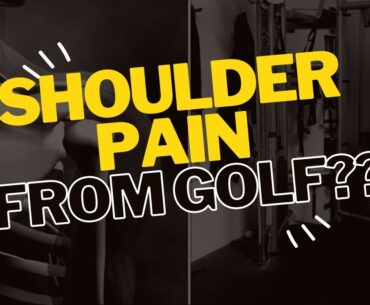 Shoulder Pain From Golf? Fix It Now!