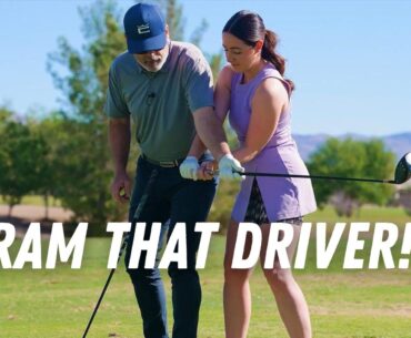 RAM THAT DRIVER DOWN THE FAIRWAY! BOMBING DRIVERS IN LAS VEGAS | Wisdom In Golf | @KATALYSTfit |