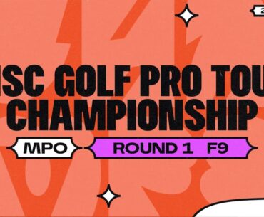 2023 Disc Golf Pro Tour Championship | MPO R1F9| Heimburg, Robinson, Buhr, Wysocki | Jomez Disc Golf