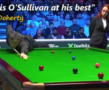"O'Sullivan at his best" K. Doherty | Ronnie O'Sullivan vs Barry Hawkins | 2023 World Grand Prix L32